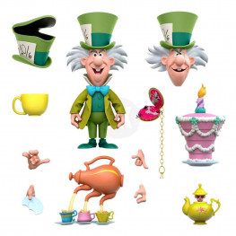Alice in Wonderland Disney Ultimates akčná figúrka The Tea Time Mad Hatter 18 cm